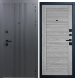 Входная дверь VFD Balance Twin Sharkskin/Atum 6 Smoke