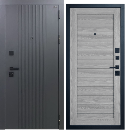 Входная дверь VFD Balance Twin Sharkskin/Atum 6 Smoke