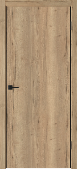 Межкомнатная дверь VFD Basic Texas Oak ДГ кромка ABS черная