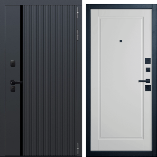 Входная дверь VFD Line Антрацит/Glanta Steel