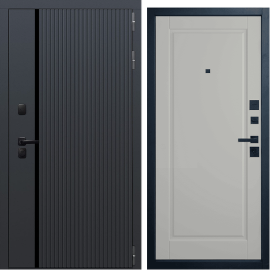 Входная дверь VFD Line Антрацит/Glanta Taupe