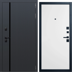Входная дверь VFD Line Антрацит/Niuta Ice