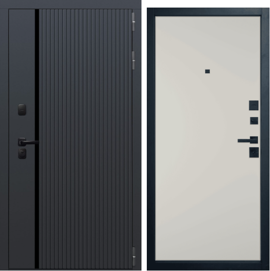 Входная дверь VFD Line Антрацит/Niuta Taupe
