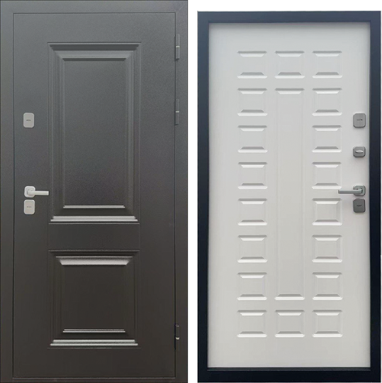 Входная дверь VFD TD 11-4 Termo Букле графит/Белый