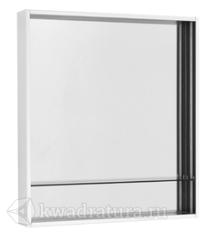 Зеркало-шкаф Акватон Ривьера 60 LED с подсветкой белый матовый