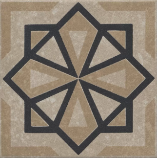 Декор Kerama Marazzi Касабланка бежевый светлый 9,8x9,8 см KMD3STA049GN