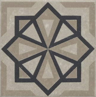 Декор Kerama Marazzi Касабланка серый светлый 9,8x9,8 см KMD3STA050GN