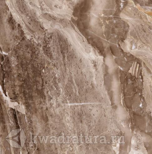 Напольная плитка Березакерамика Анталия коричневый 41,8х41,8 см